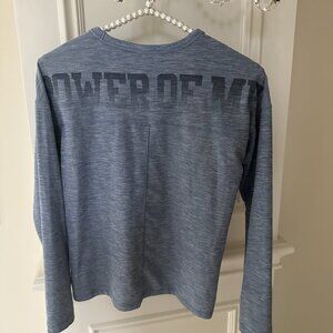 Athleta Girl Long Sleeve "Power Of Me" Shirt I Size 8-10